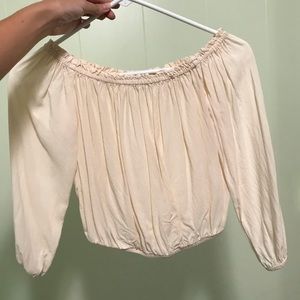 brandy melville cream maura top